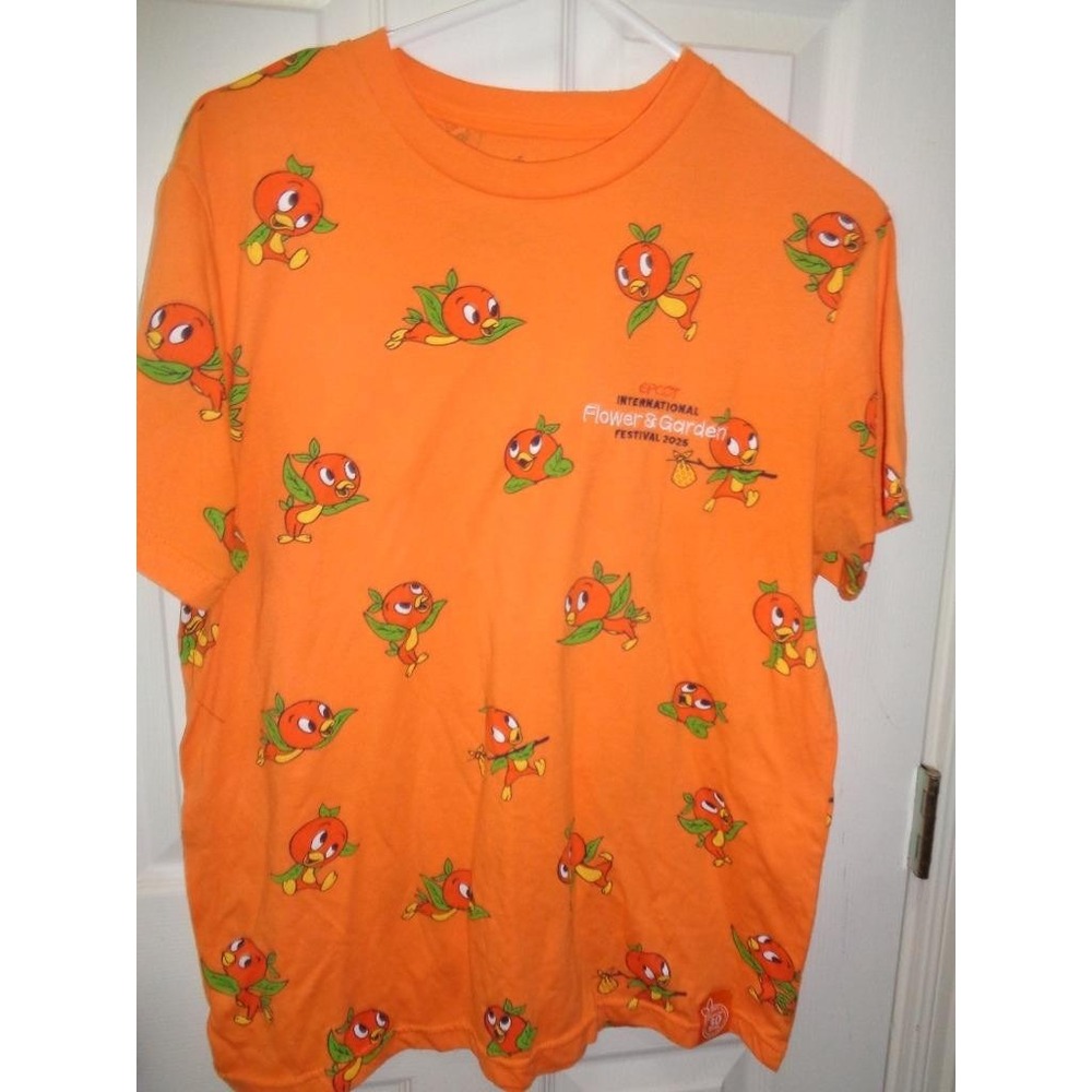 Disney Parks Orange Bird T-shirt Medium 2025 Flower & Garden Festival Epcot